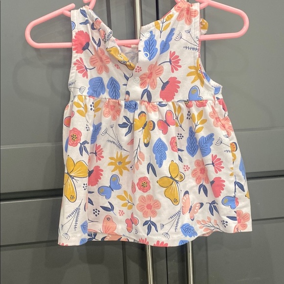 Floral and Butterfly Baby Dress - Picture 3 of 6
